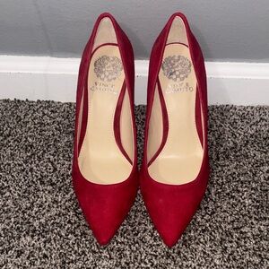 Vince Camuto Red Pointed-Toe Women's Pumps